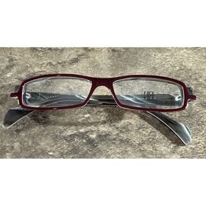 Face a Face Paris LOOKS 729 Red/Gray Handmade Eyeglass Frame 54-14-140 NWOT G15